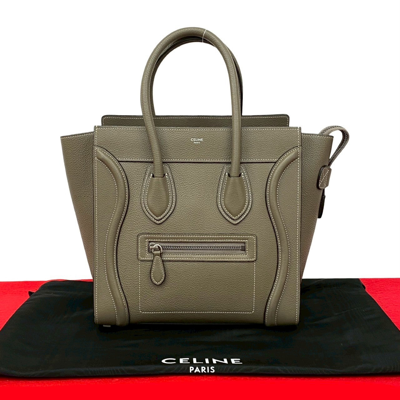 CELINE セリーヌ ラゲージ マイクロショッパー ハンドバッグ – Trip