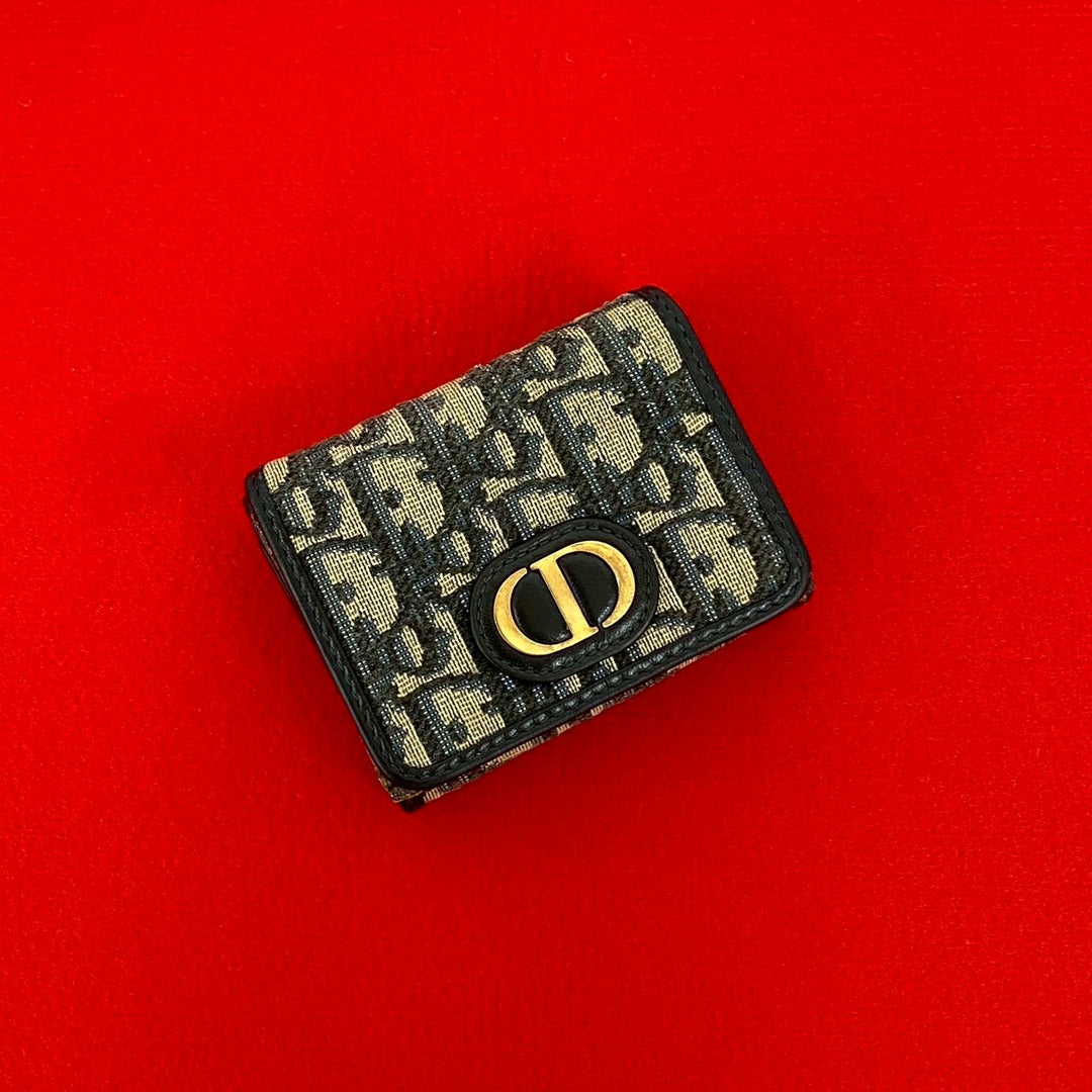 trifold wallet dior