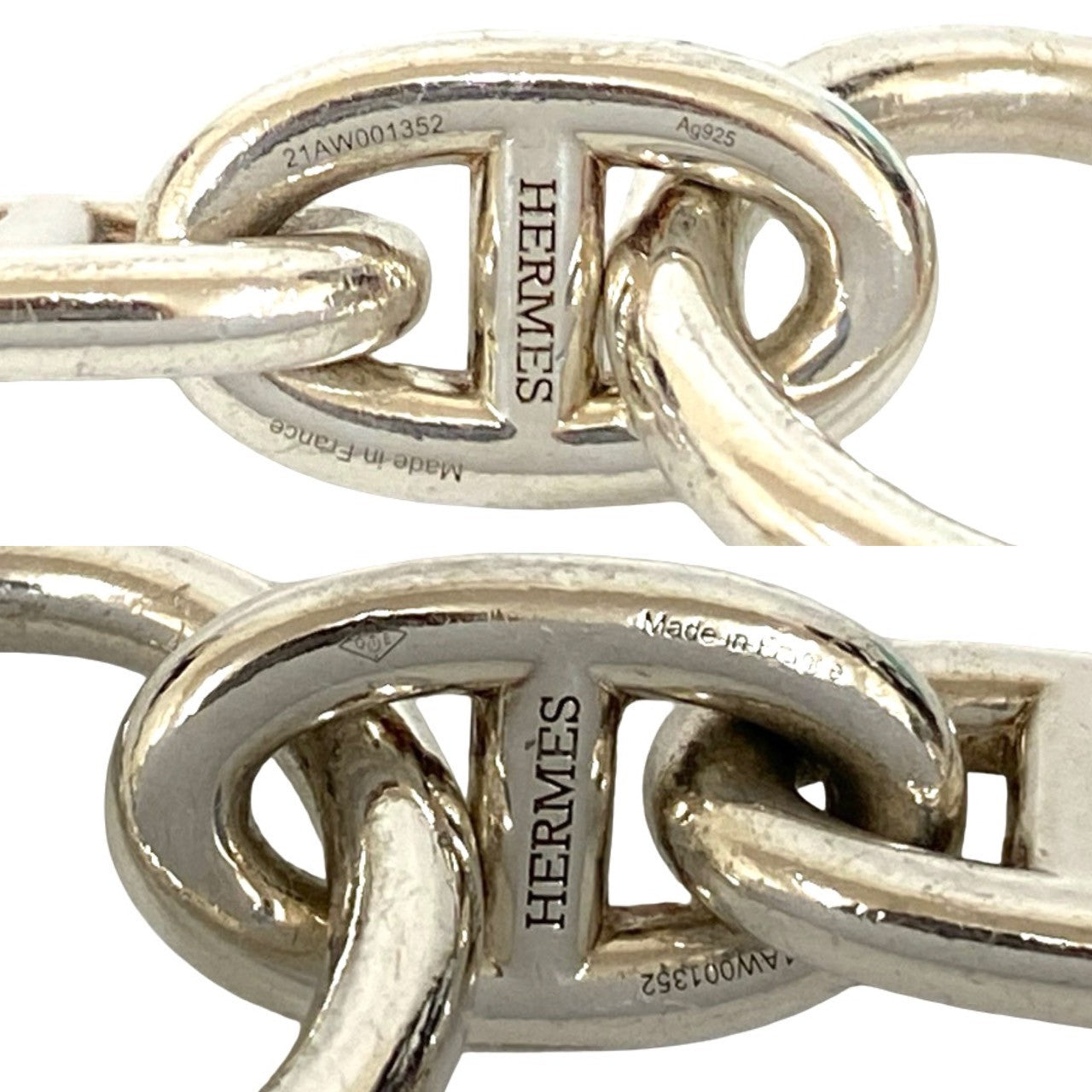 HERMES エルメス シェーヌダンクル MM 16コマ ブレスレット – Trip