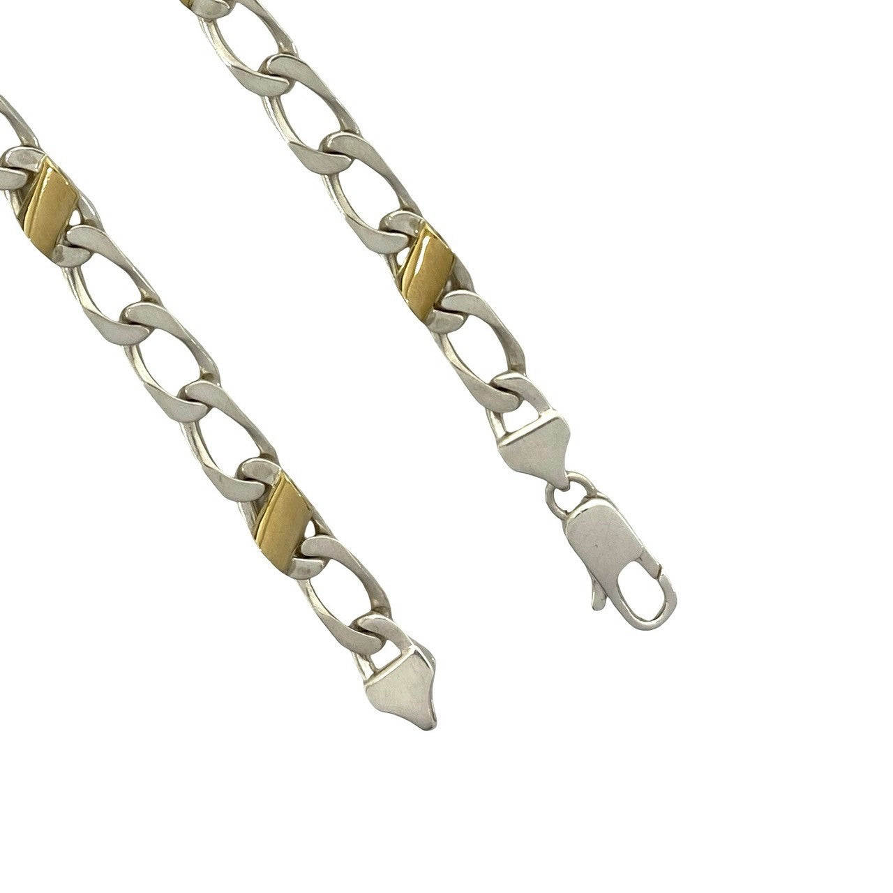 poke1004 Tiffany&Co 925ブレスレット750フィガロ ティファニー ブレスレット フィガロチェーン ヴィンテージ コンビ