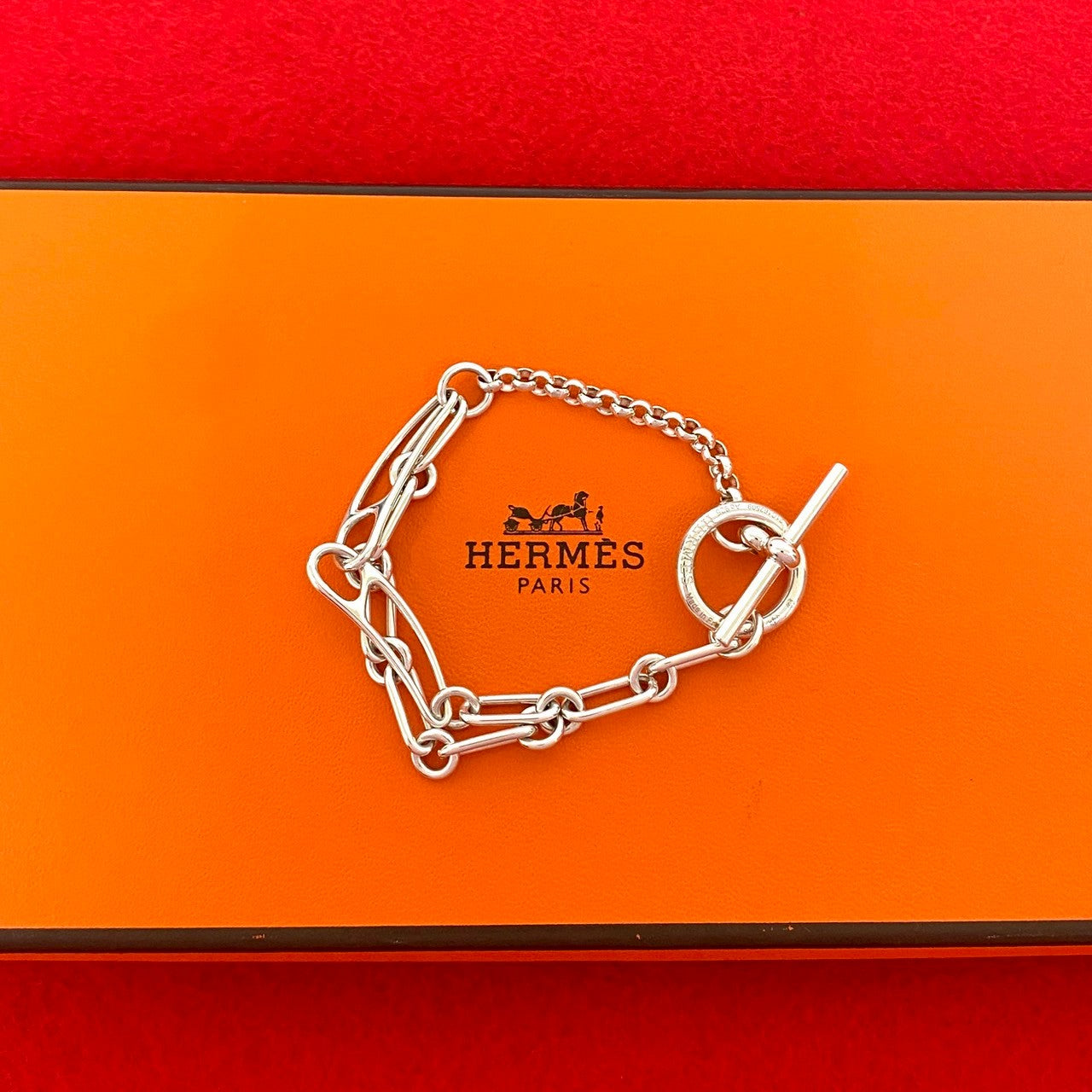 HERMES エルメス シェーヌダンクル パンク ブレスレット – Trip