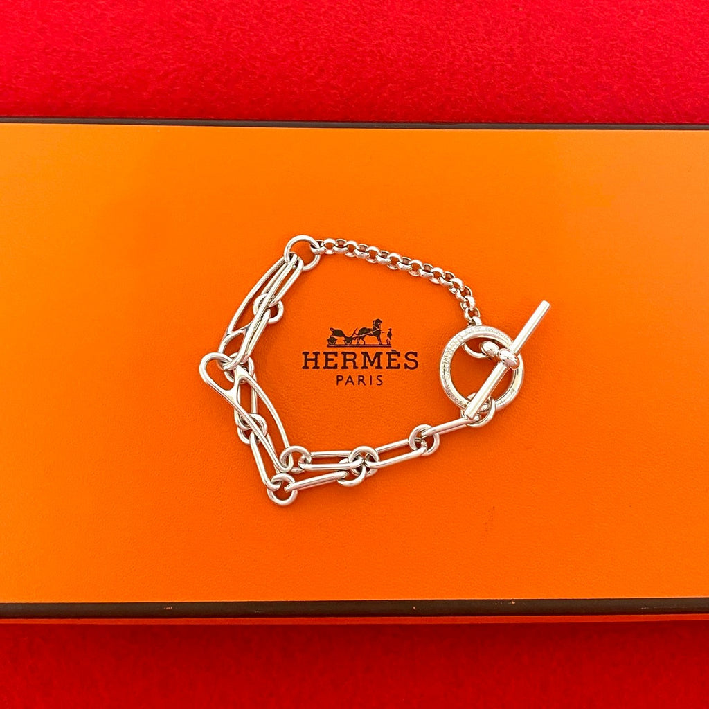 HERMES エルメス シェーヌダンクル パンク ブレスレット – Trip