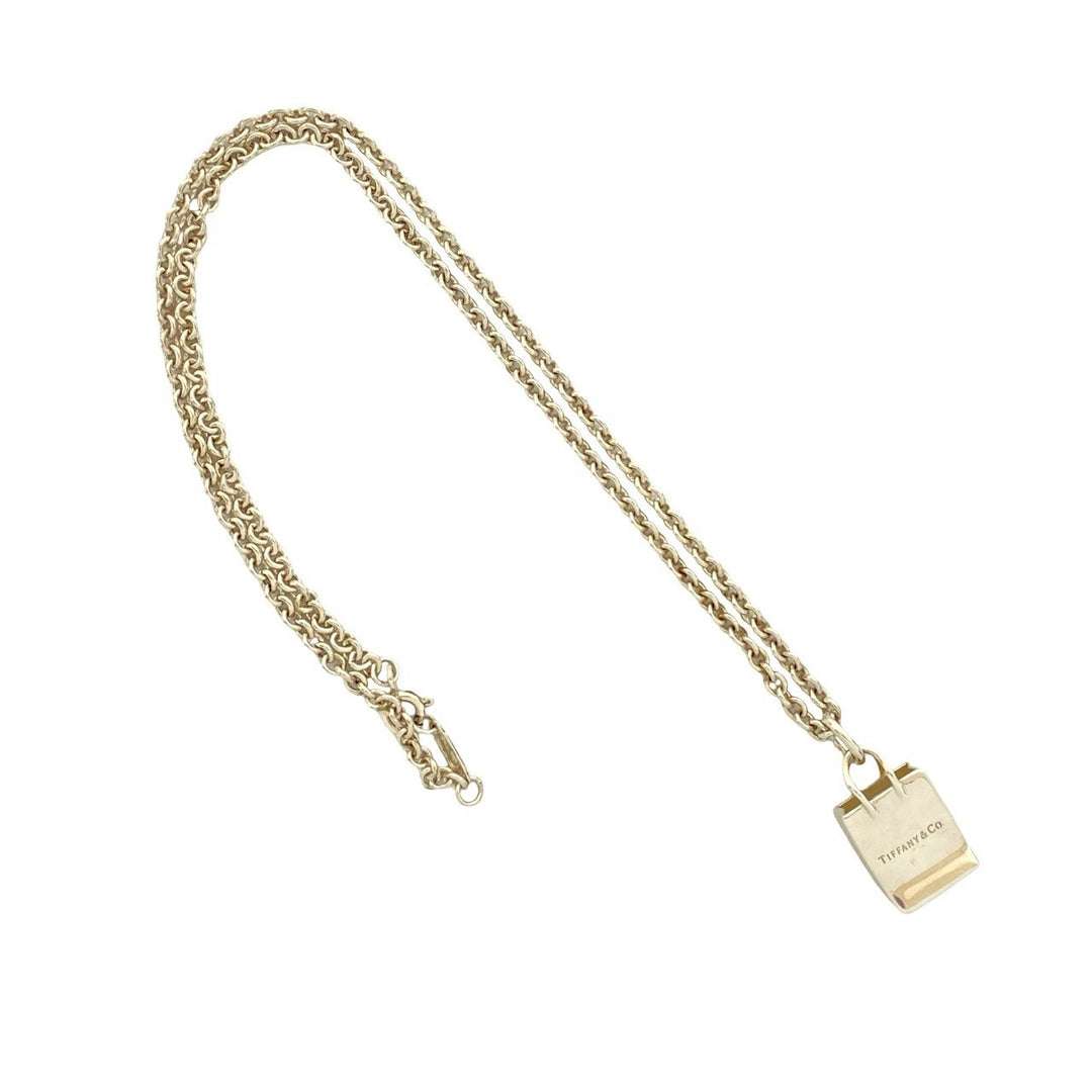 necklace tiffany shopping bag necklace