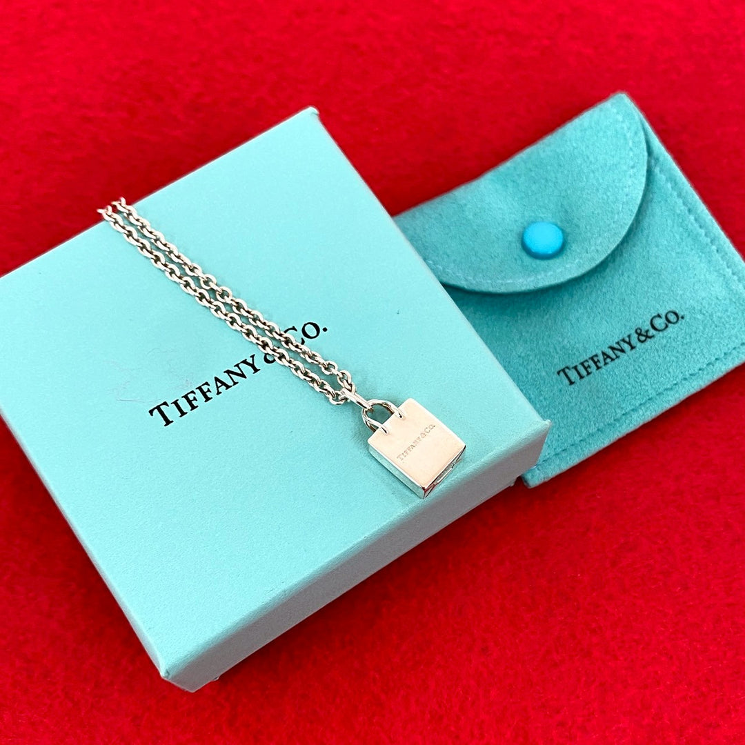 necklace tiffany shopping bag necklace