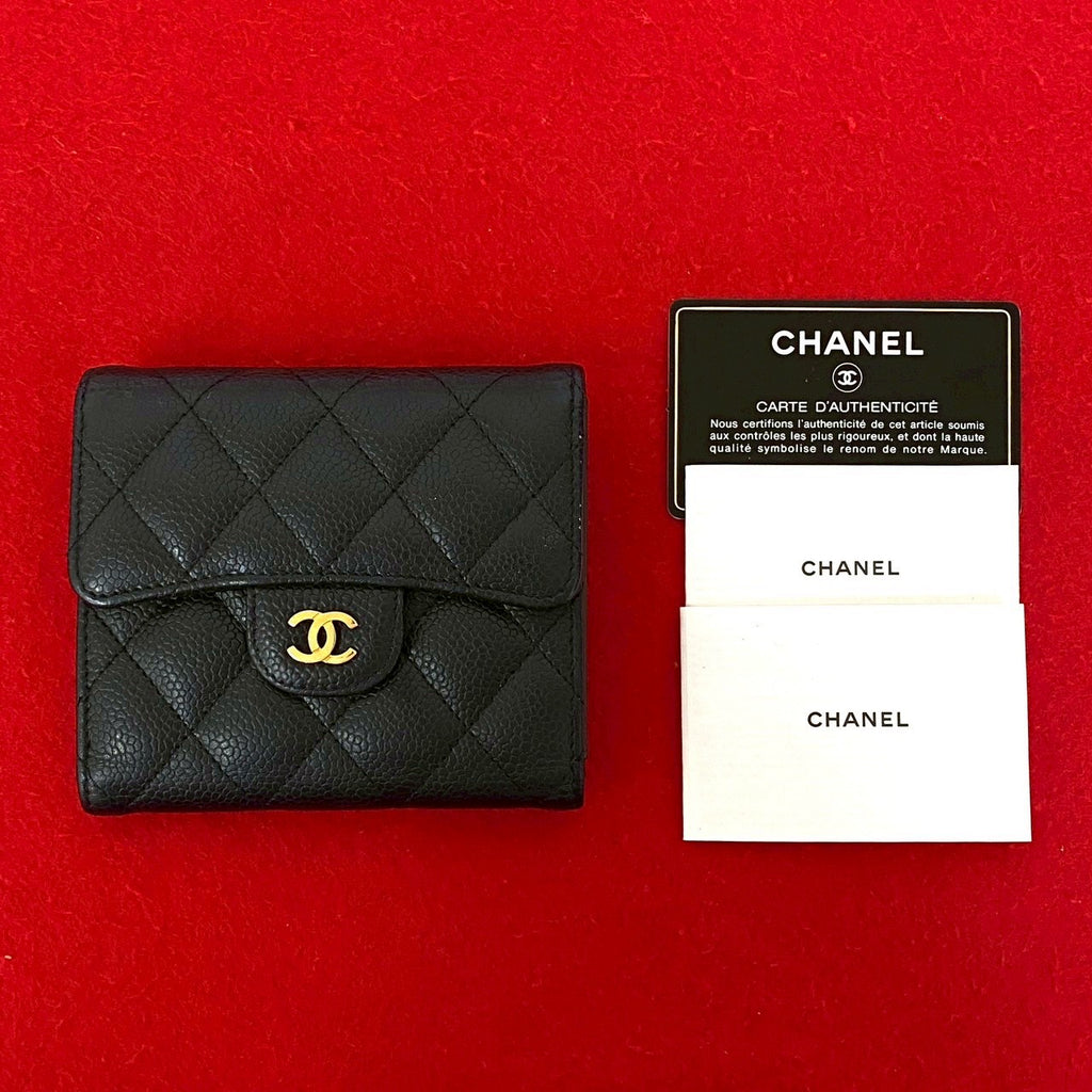 シャネル財布お値下げ売りきり 大人気◇限定ロゴ♪】CHANEL フラップウォレット 折り畳み財布 (CHANEL