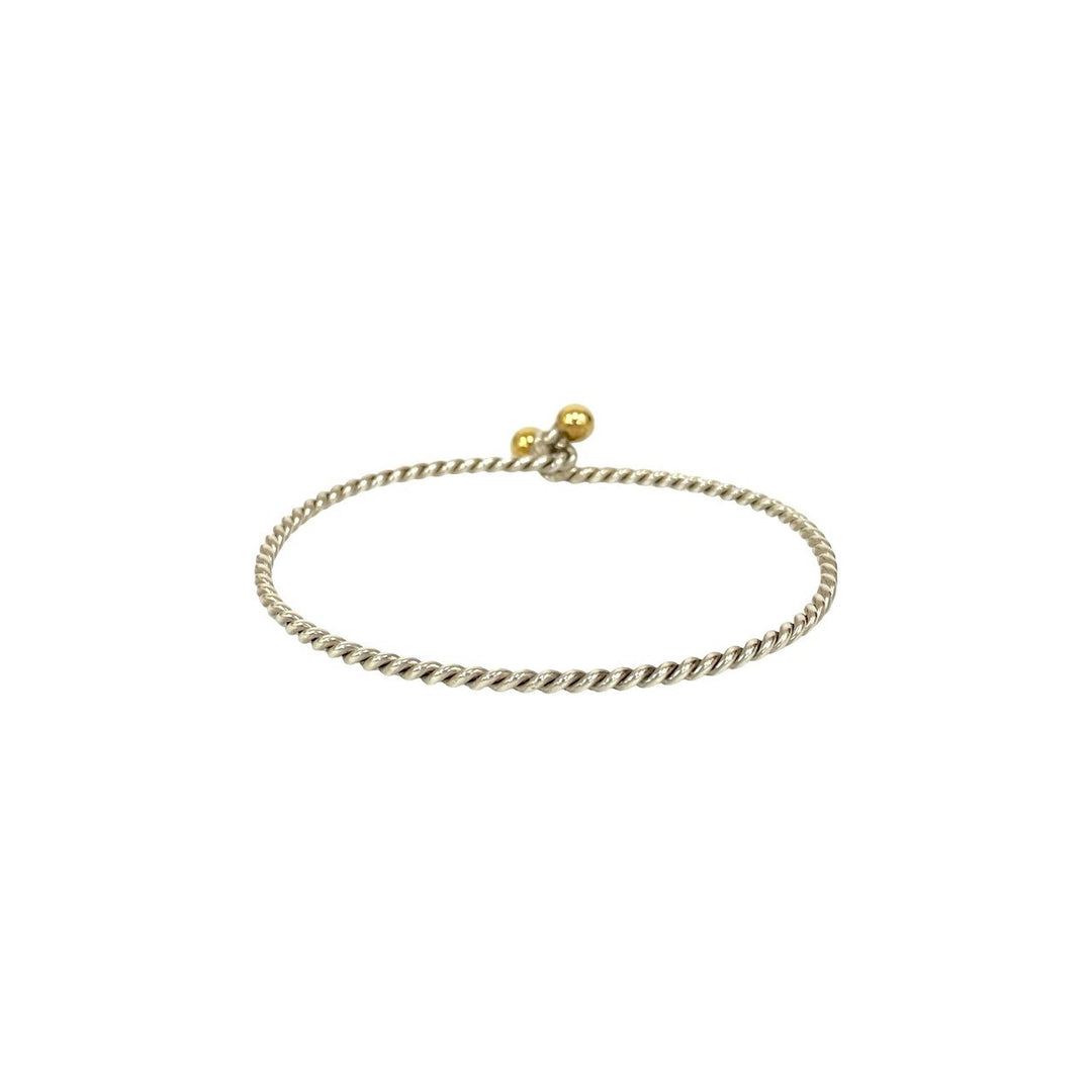 バングル ティファニー ツイスト ダブル アイ バングル