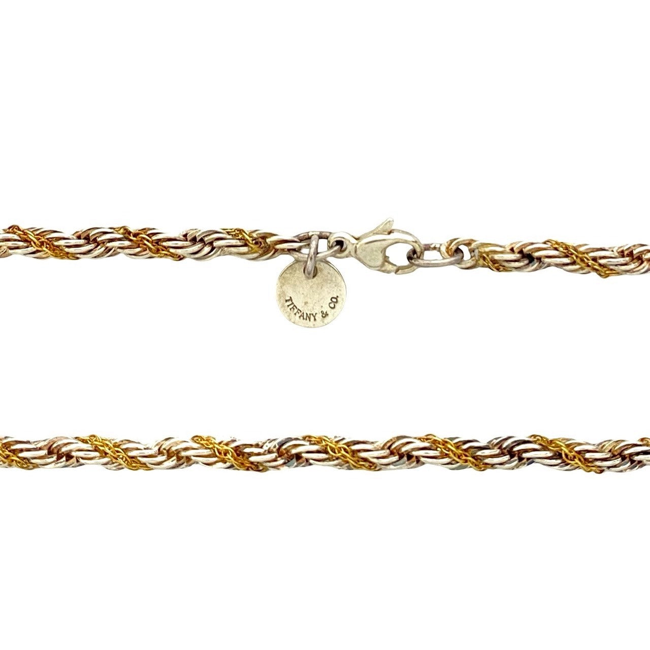 TIFFANY&Co. ティファニー ツイストチェーン ロープコンビ ネックレス