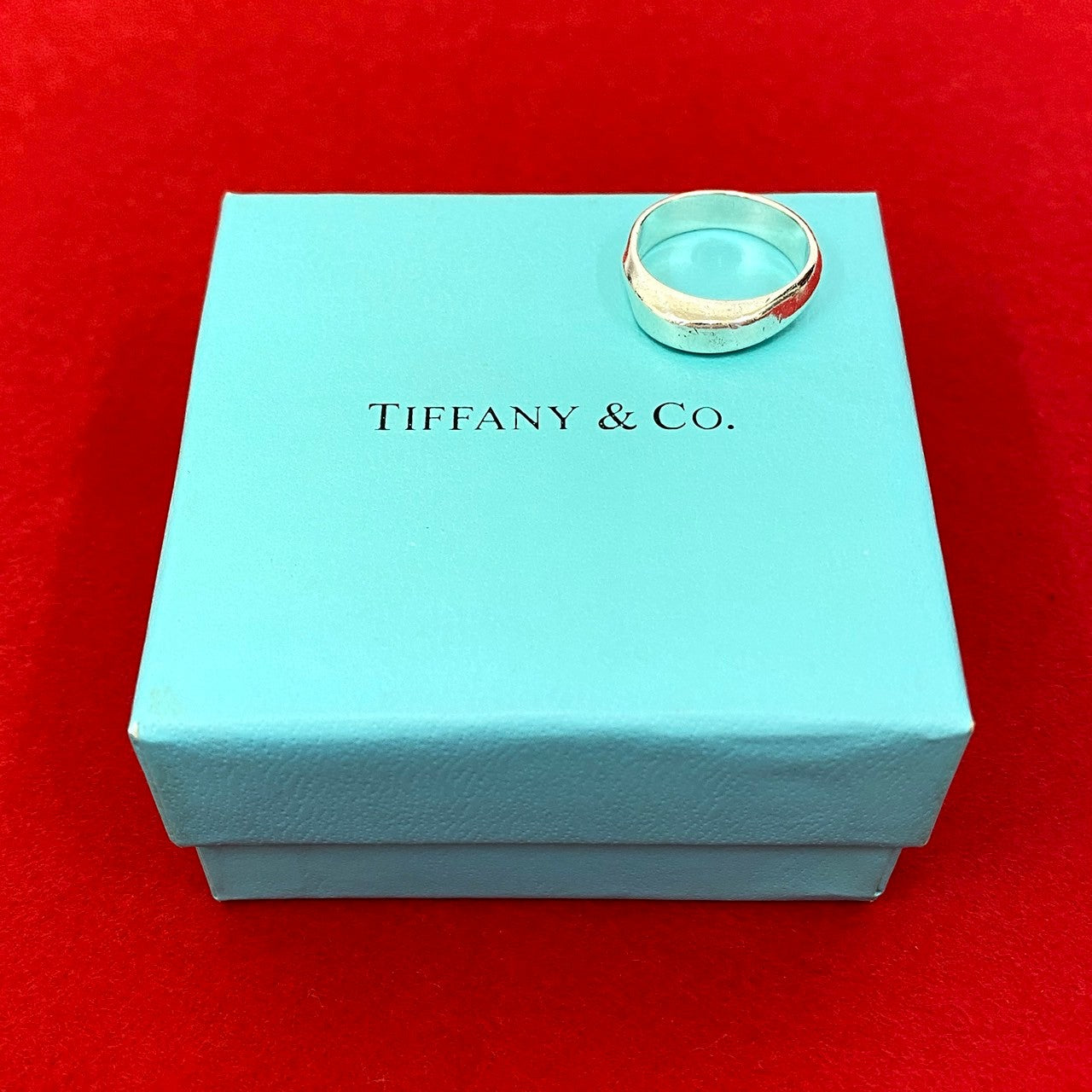 美品 Tiffany & Co. シルバーリング　 19号 ナイフエッジ 中古・古着通販】Tiffany & Co. (ティファニー) ナイフエッジリング