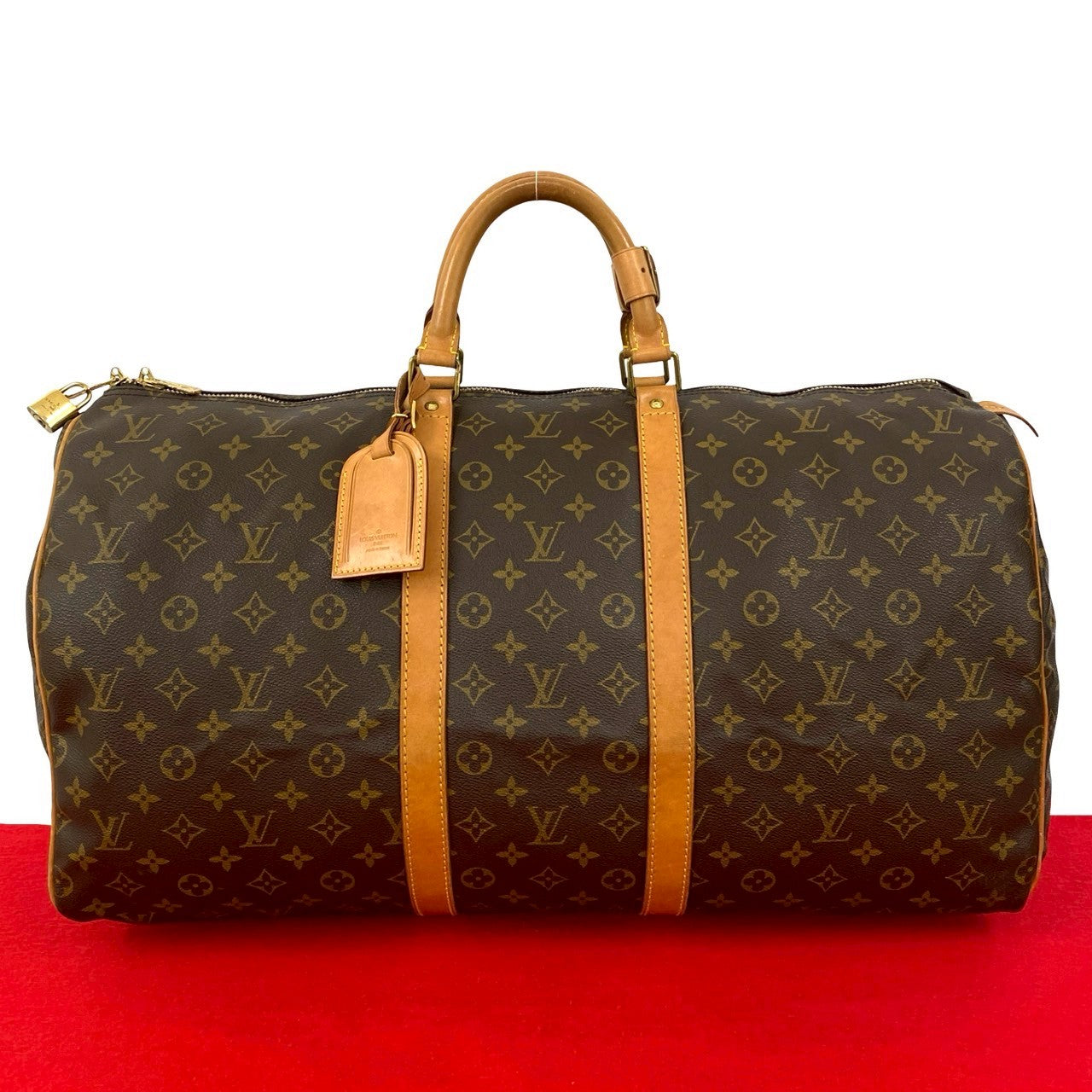 Louis Vuitton キーポール55 LOUIS VUITTON ルイヴィトン (Vintage) キーポル 55 ボストンバッグ – Trip