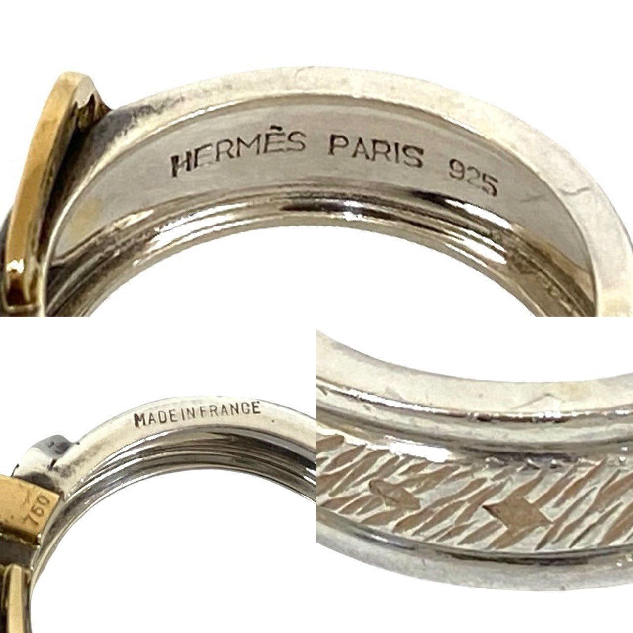 HERMES エルメス (Vintage) ホースシュー ベルト リング 指輪 – Trip
