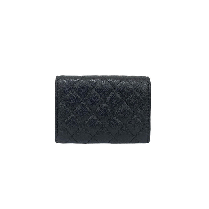 trifold wallet chanel