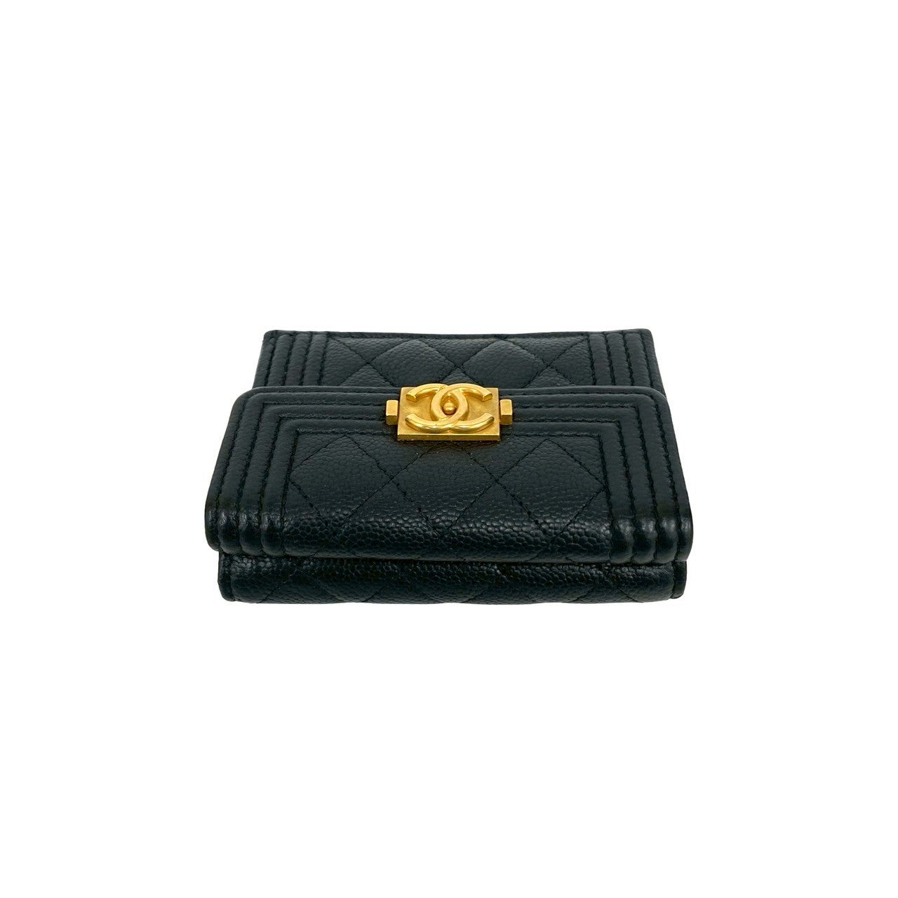 CHANEL シャネル ボーイシャネル 三つ折り財布 – Trip