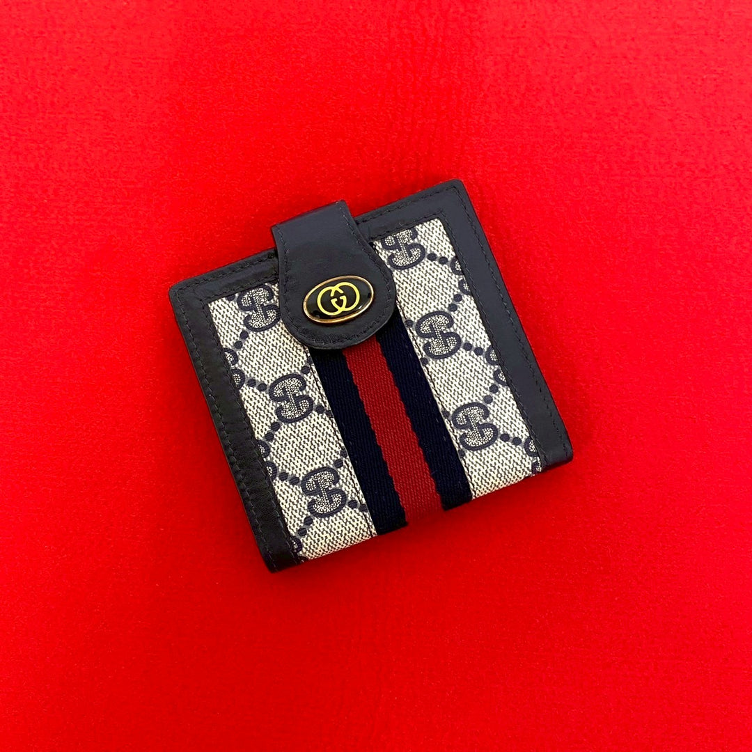 雙折皮夾 gucci