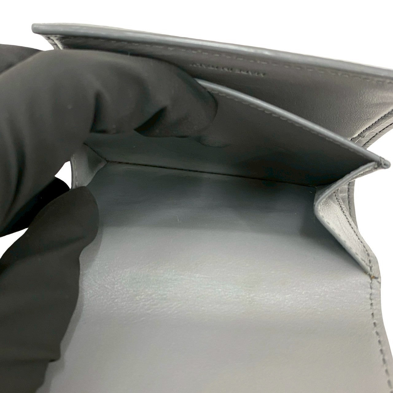 CELINE スモールトリフォールドウォレット グレー　三つ折り財布　財布 CELINE セリーヌ スモール トリフォールド ウォレット 三つ折り財布