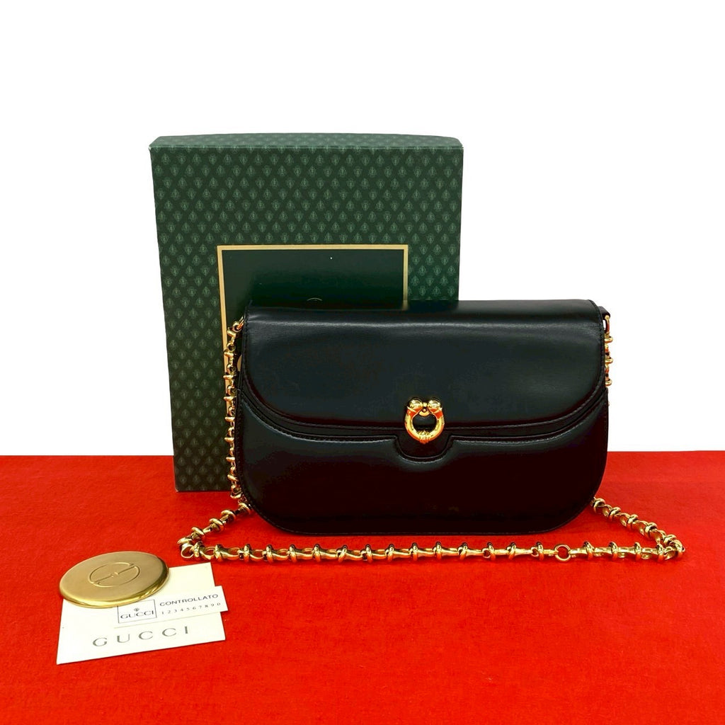 ショルダーバッグ GUCCI GUCCI GG Marmont Matelasse Mini Leather Crossbody Bag Black 448065