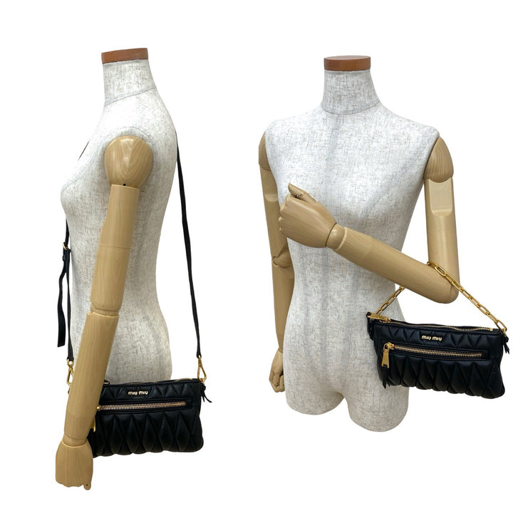 shoulder bag miu miu matelasse