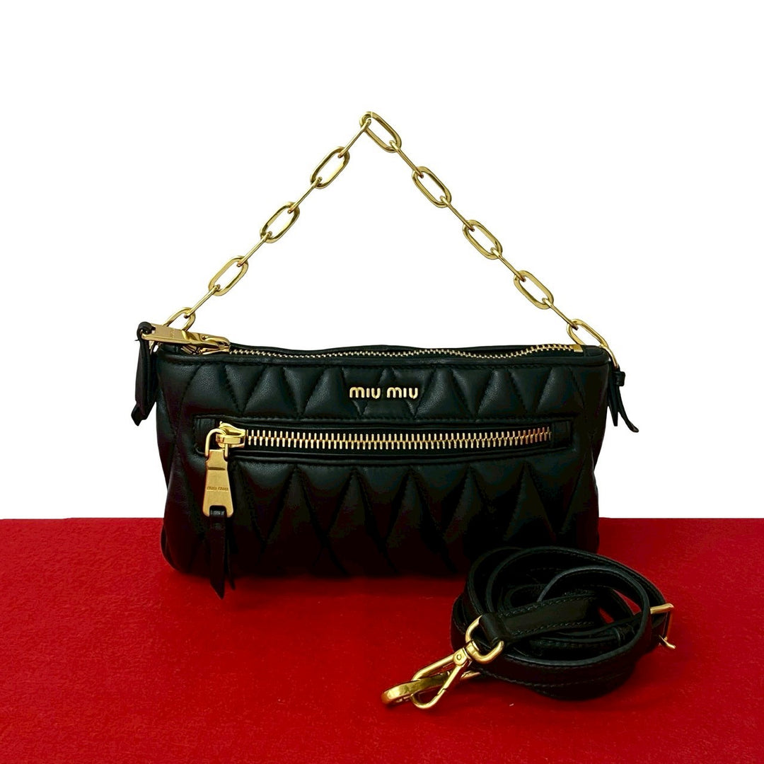 shoulder bag miu miu matelasse