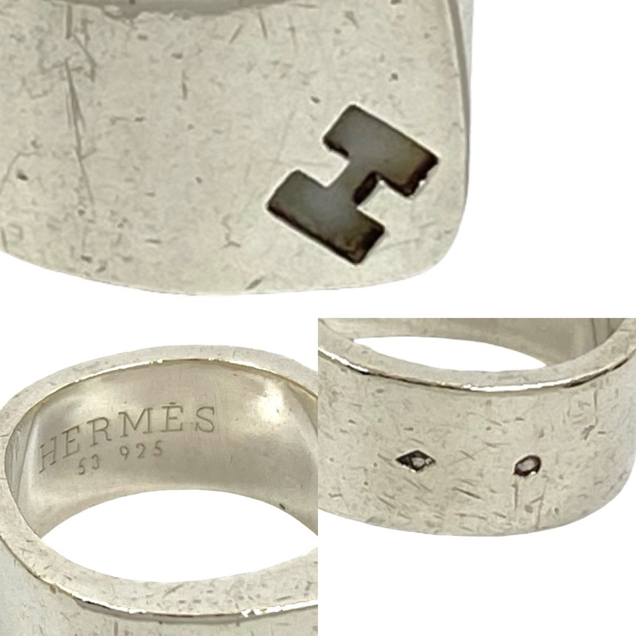 エルメス HERMES Hマーク キャンディリング シルバー 51号 エルメス HERMES Hマーク キャンディリング シルバー 51号