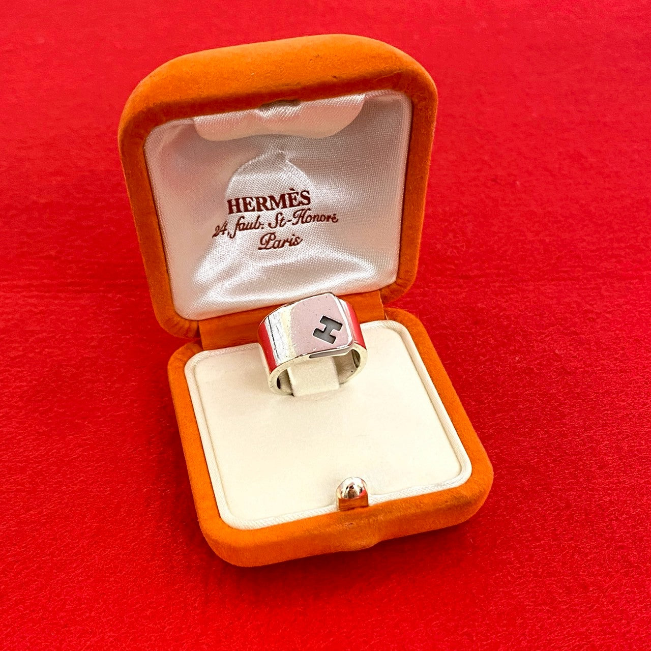 エルメス HERMES Hマーク キャンディリング シルバー 52号 HERMES