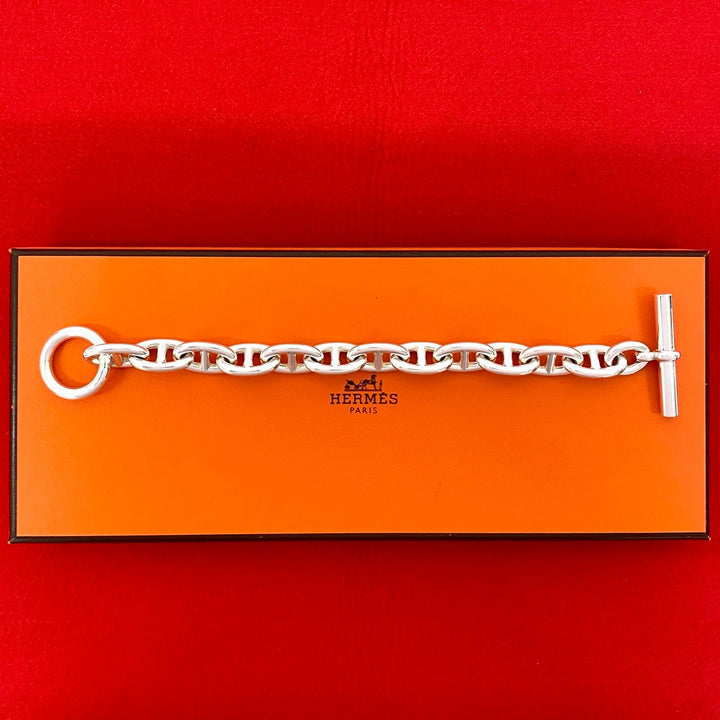 ブレスレット エルメス シェーヌダンクル TGM 12コマ