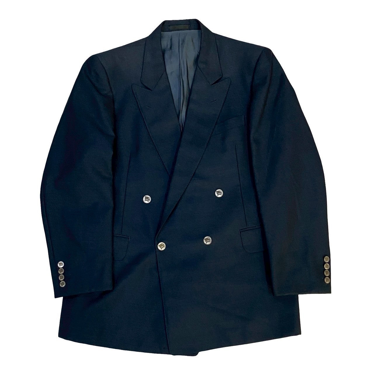 80's BURBERRYS フランス製 テーラードジャケット 50 古着 80s USA製 Burberrys × Saks Fifth Avenue 上質 ヘリンボーン