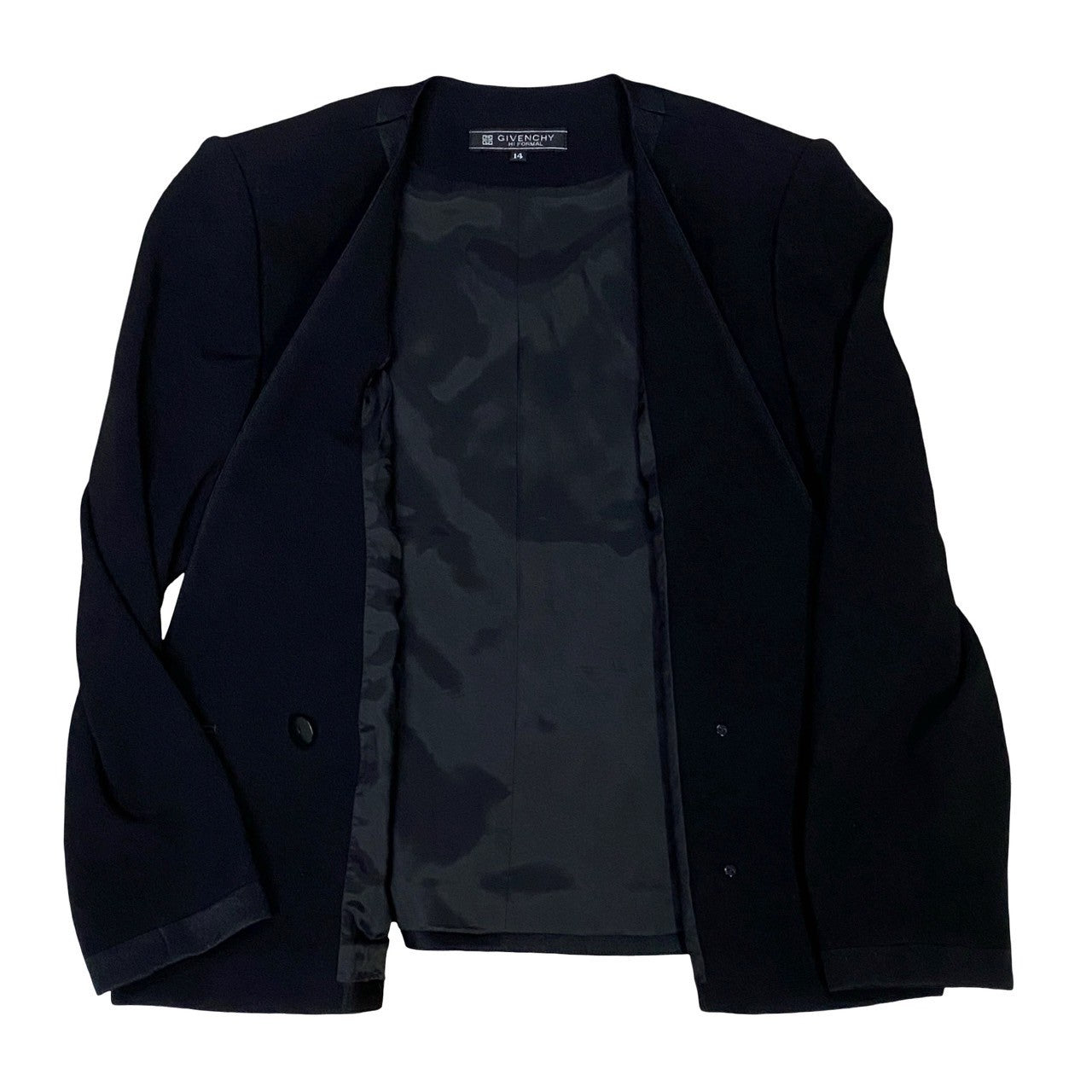 GIVENCHY ジバンシィ (Vintage) ノーカラージャケット – Trip