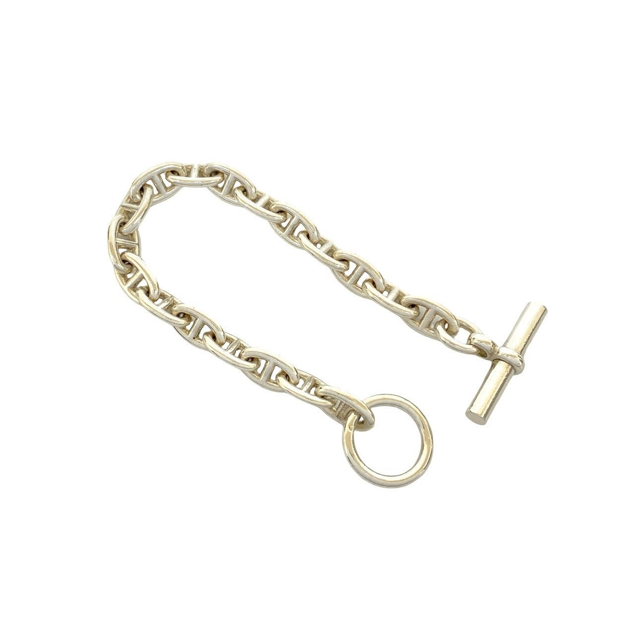 HERMES エルメス シェーヌダンクル PM 18コマ ブレスレット – Trip