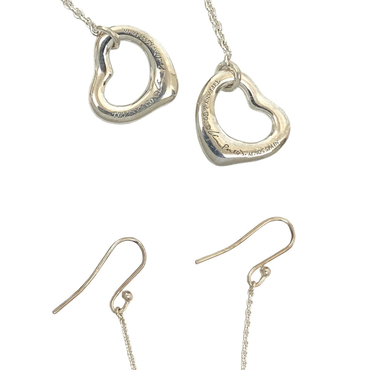 TIFFANY&Co. ティファニー オープンハート ドロップ ピアス – Trip