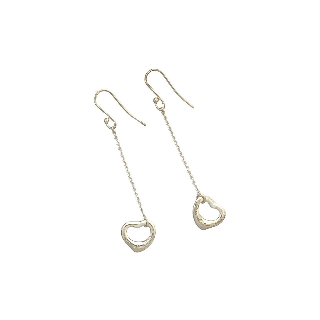 ピアス ティファニー オープンハート ドロップ ピアス