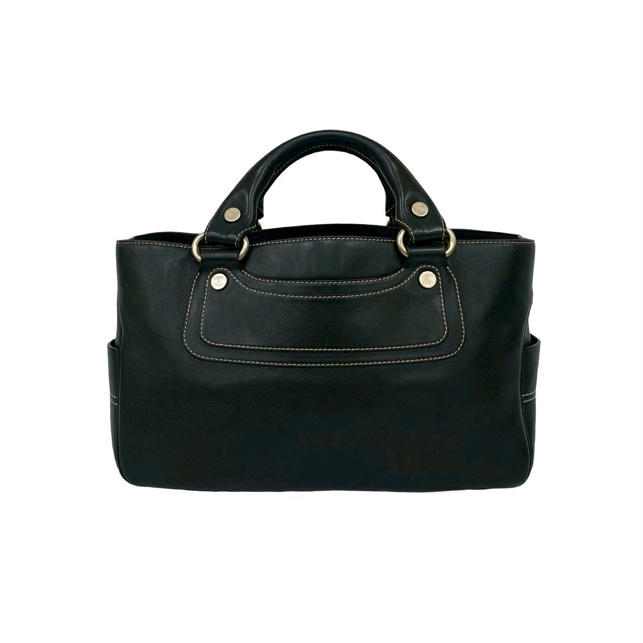 セリーヌブギーバック セリーヌブギーバッグ キャメル ゴールド金具 レディース レザー