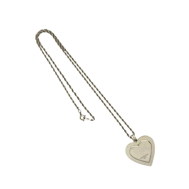 ネックレス ティファニー ハート コンビ ネックレス