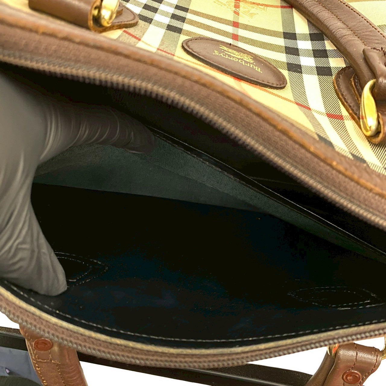 ✨️美品✨️ Burberrys バーバリーズ レザー ハンドバッグ ヴィンテージ Burberrys バーバリーズ (Vintage) ハンドバッグ – Trip