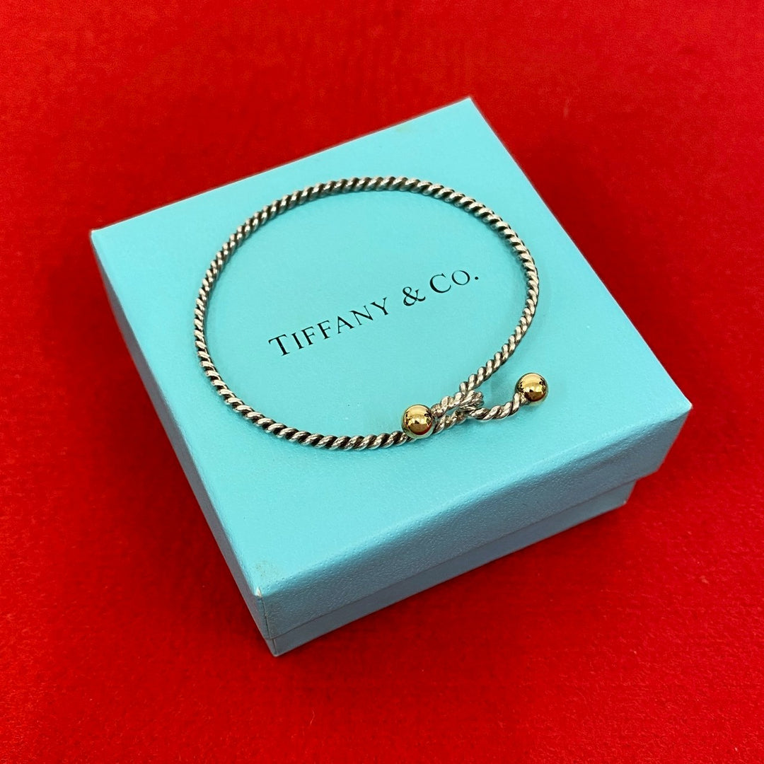 Bangle Tiffany Hook and Eye Double Twisted Wire