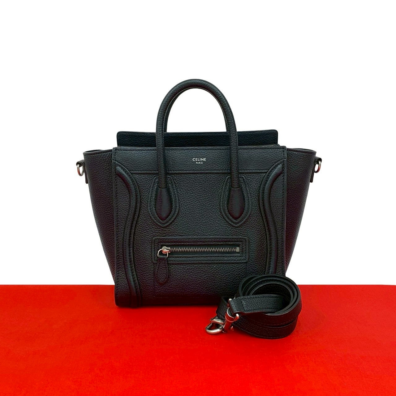 セリーヌラゲージ ナノショルダーバッグ CELINE セリーヌ ラゲージ ナノ ショッパー ショルダーバッグ – Trip