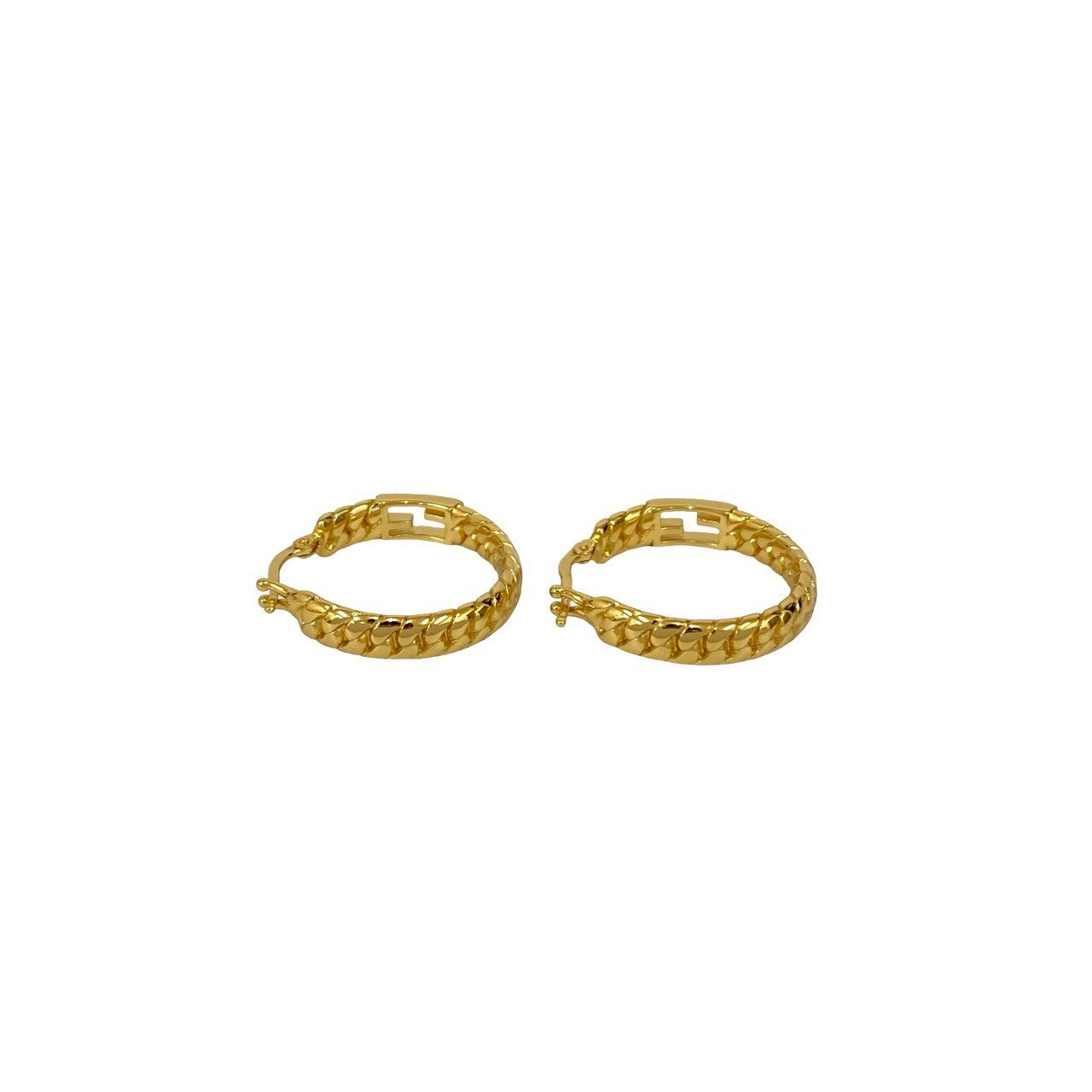 FENDI フェンディ FF バゲット フープ ピアス – Trip