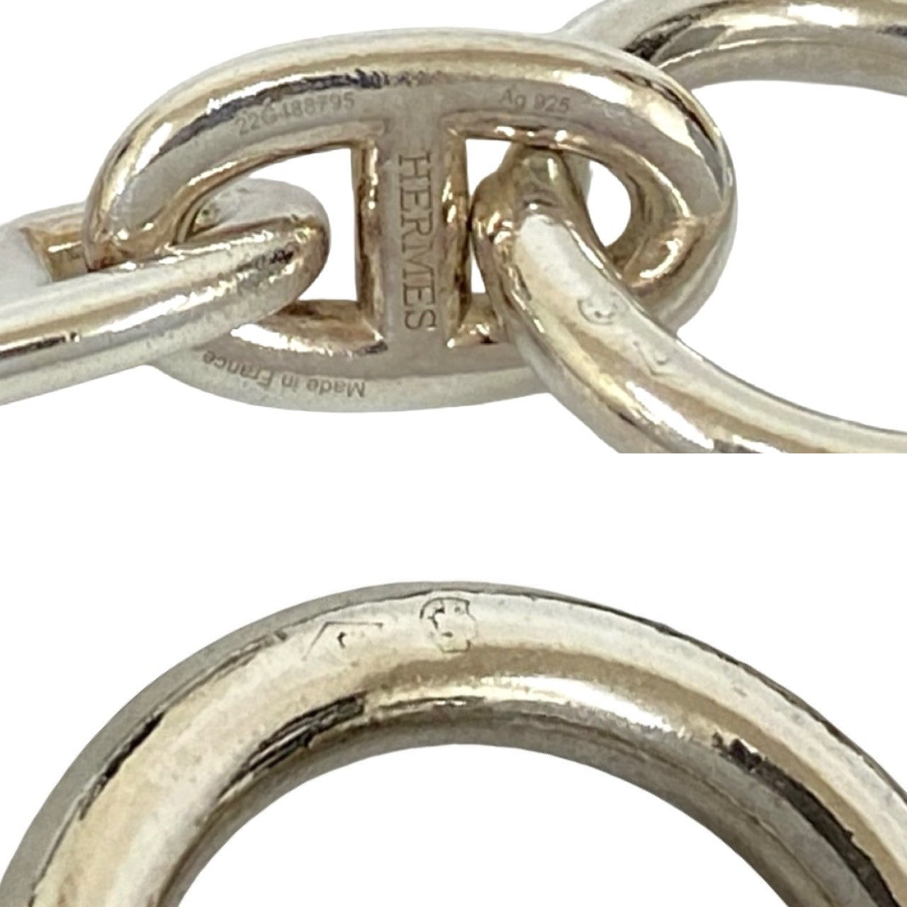 【真贋鑑定済み】エルメス シェーヌダンクル MM 15コマ ブレスレット HERMES エルメス シェーヌダンクル MM 15コマ ブレスレット – Trip