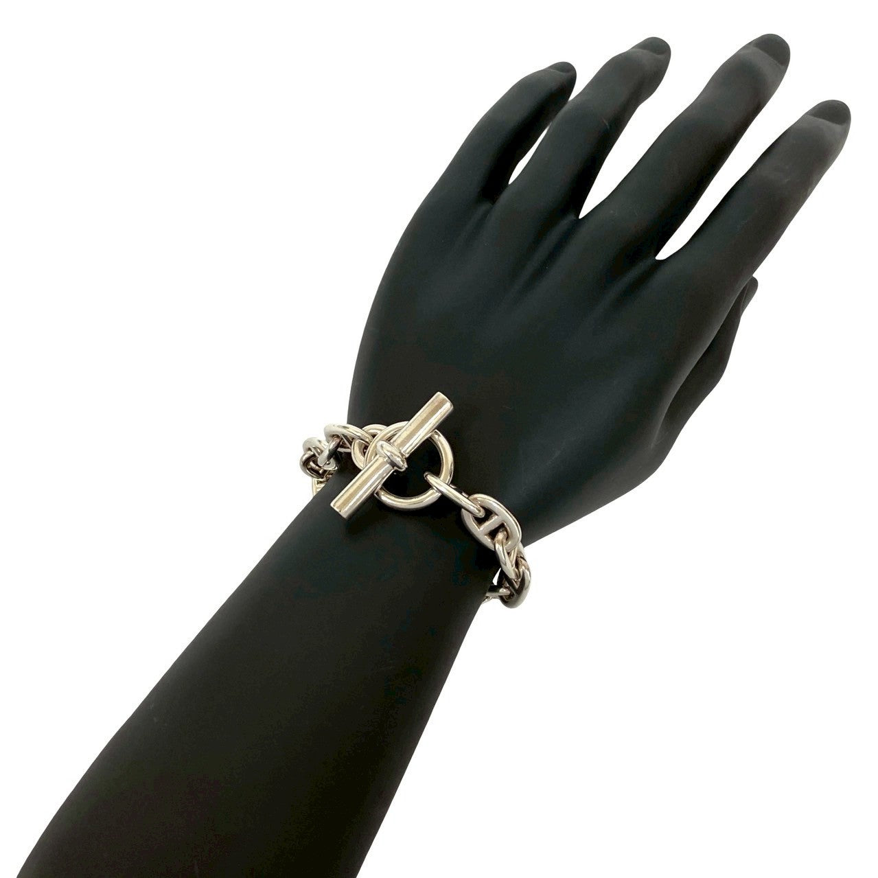 【真贋鑑定済み】エルメス シェーヌダンクル MM 15コマ ブレスレット HERMES エルメス シェーヌダンクル MM 15コマ ブレスレット – Trip