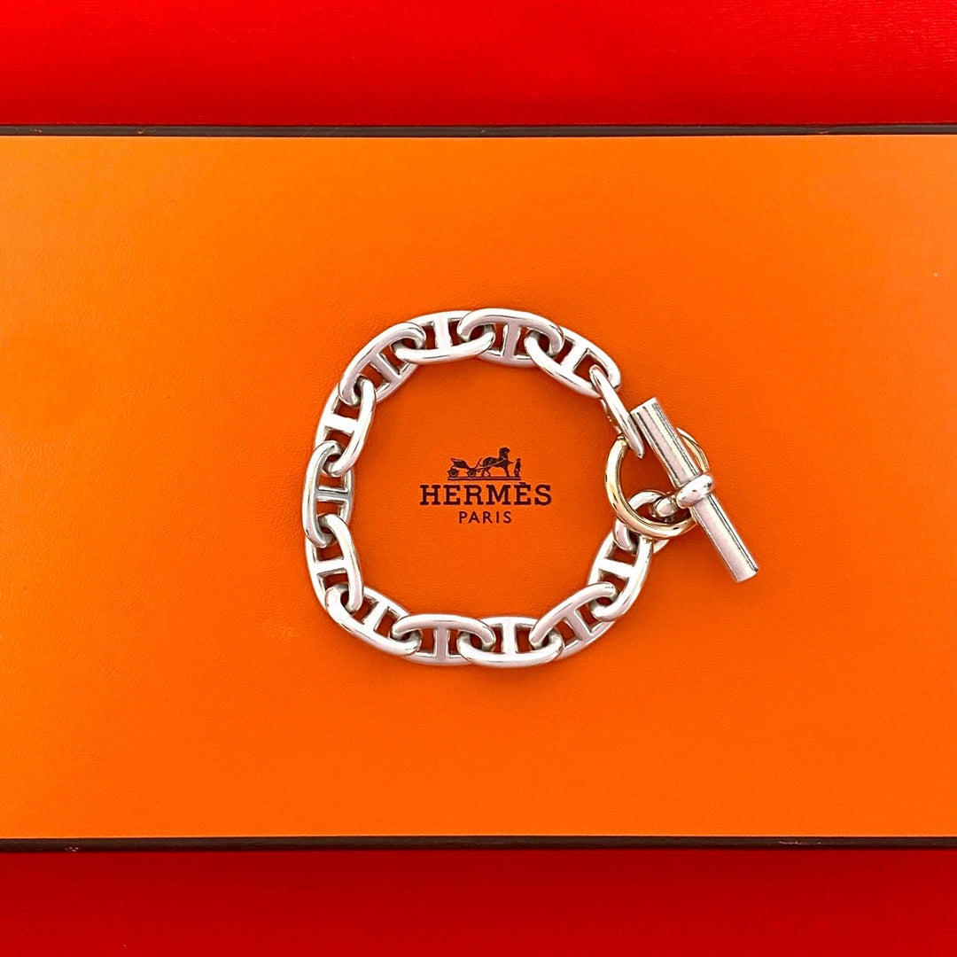 ブレスレット エルメス シェーヌダンクル GM 13コマ