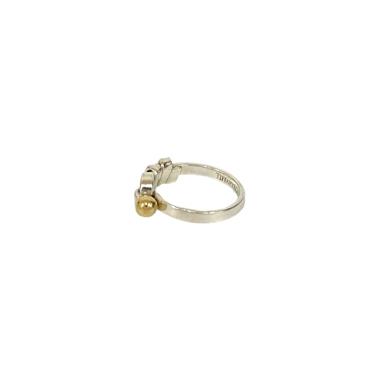 TIFFANY&Co. ティファニー フラットワイヤー 925 K18 リング 指輪 – Trip