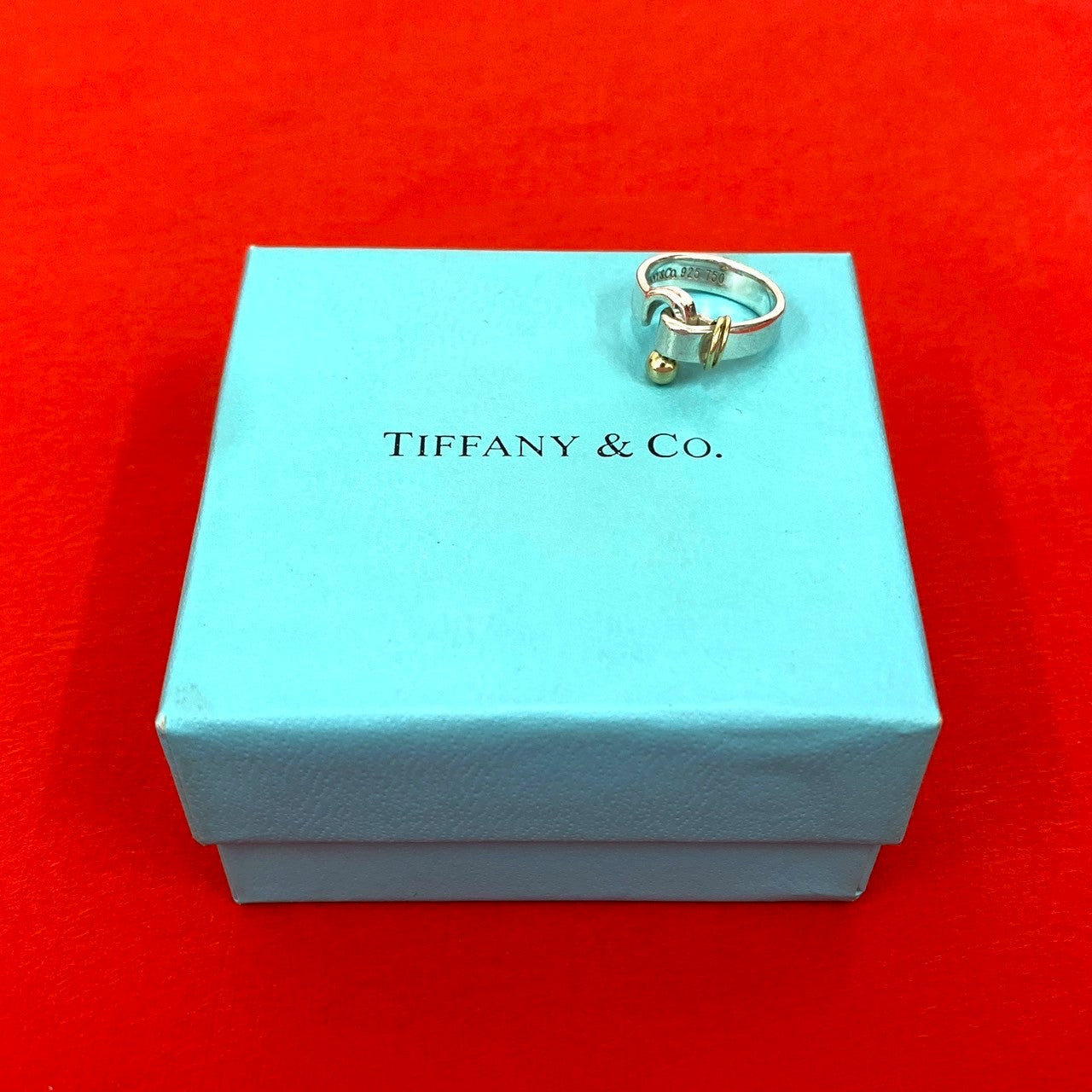 りー君　Tiffany&Co. 925 K18ティファニー TIFFANY&Co. ティファニー フック＆アイ 925 K18 リング 指輪 – Trip