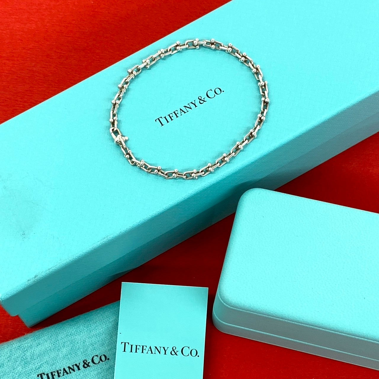 TIFFANY&Co. ティファニー ハードウェア マイクロリンク ブレスレット