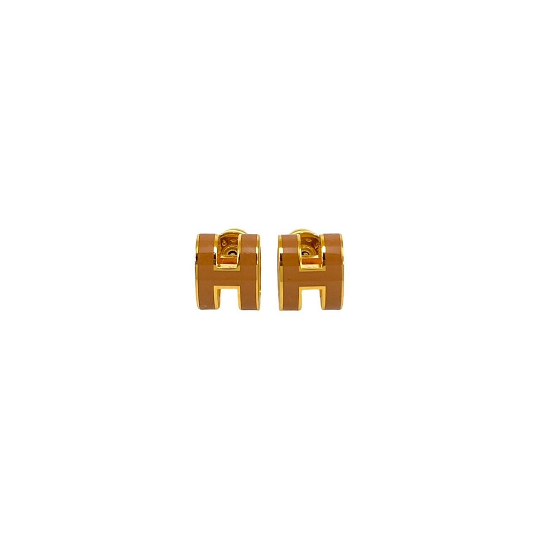 earrings hermes mini pop ash