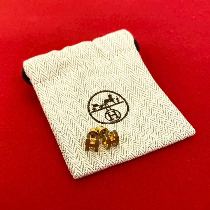 earrings hermes mini pop ash