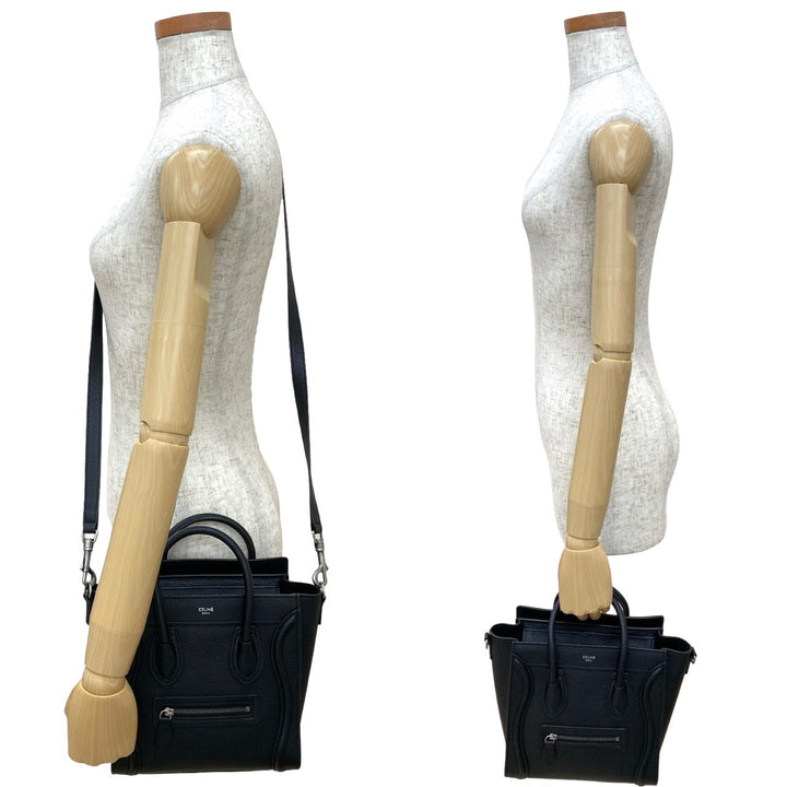 ショルダーバッグ セリーヌ ラゲージ ナノ ショッパー