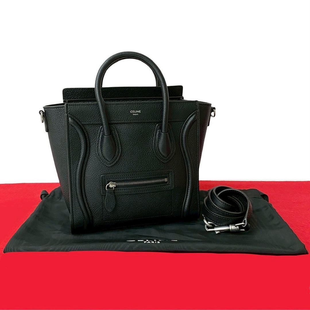 ショルダーバッグ セリーヌ ラゲージ ナノ ショッパー