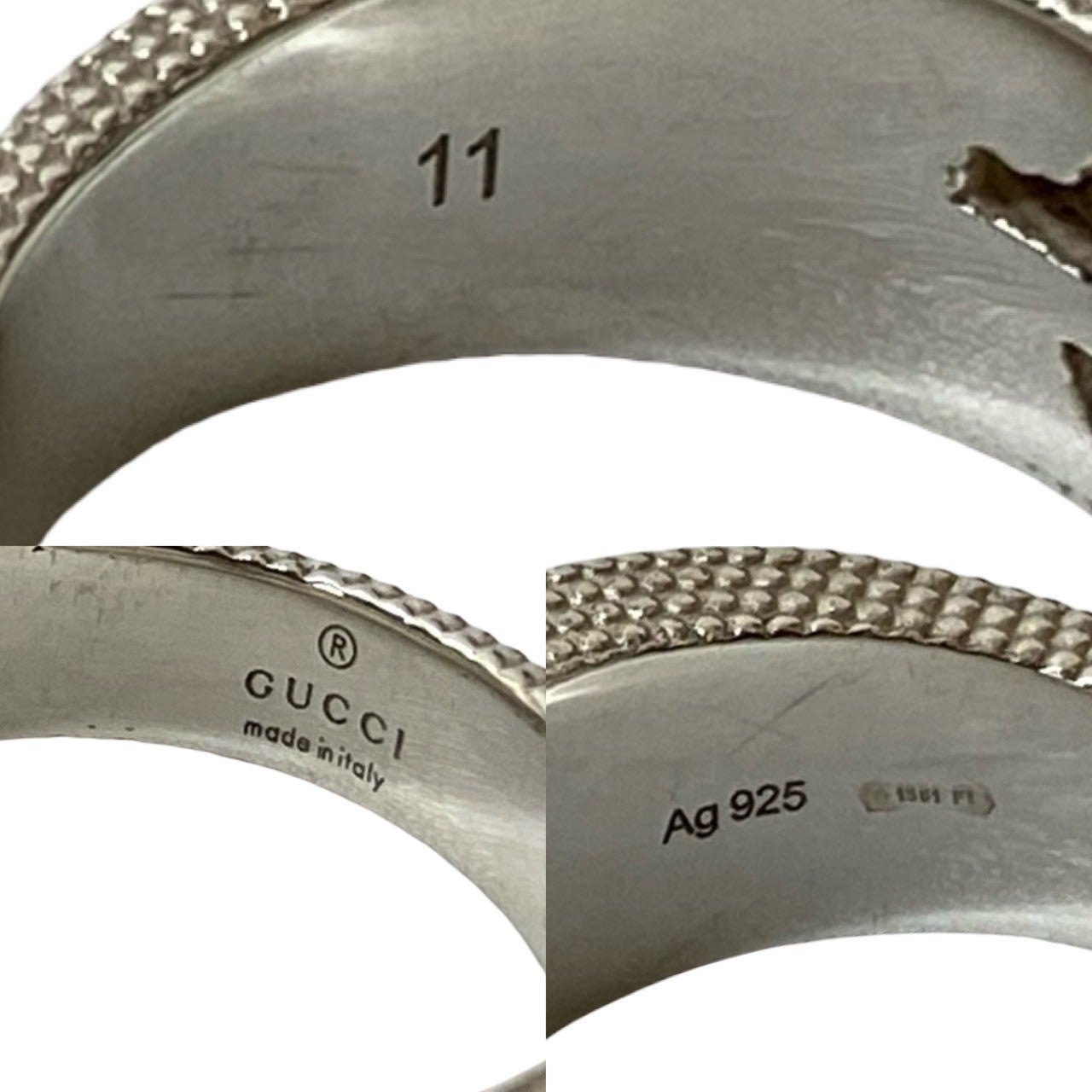 GUCCI インターロッキング グッチ インターロッキング〕チェーン ブレスレット ・スターリング