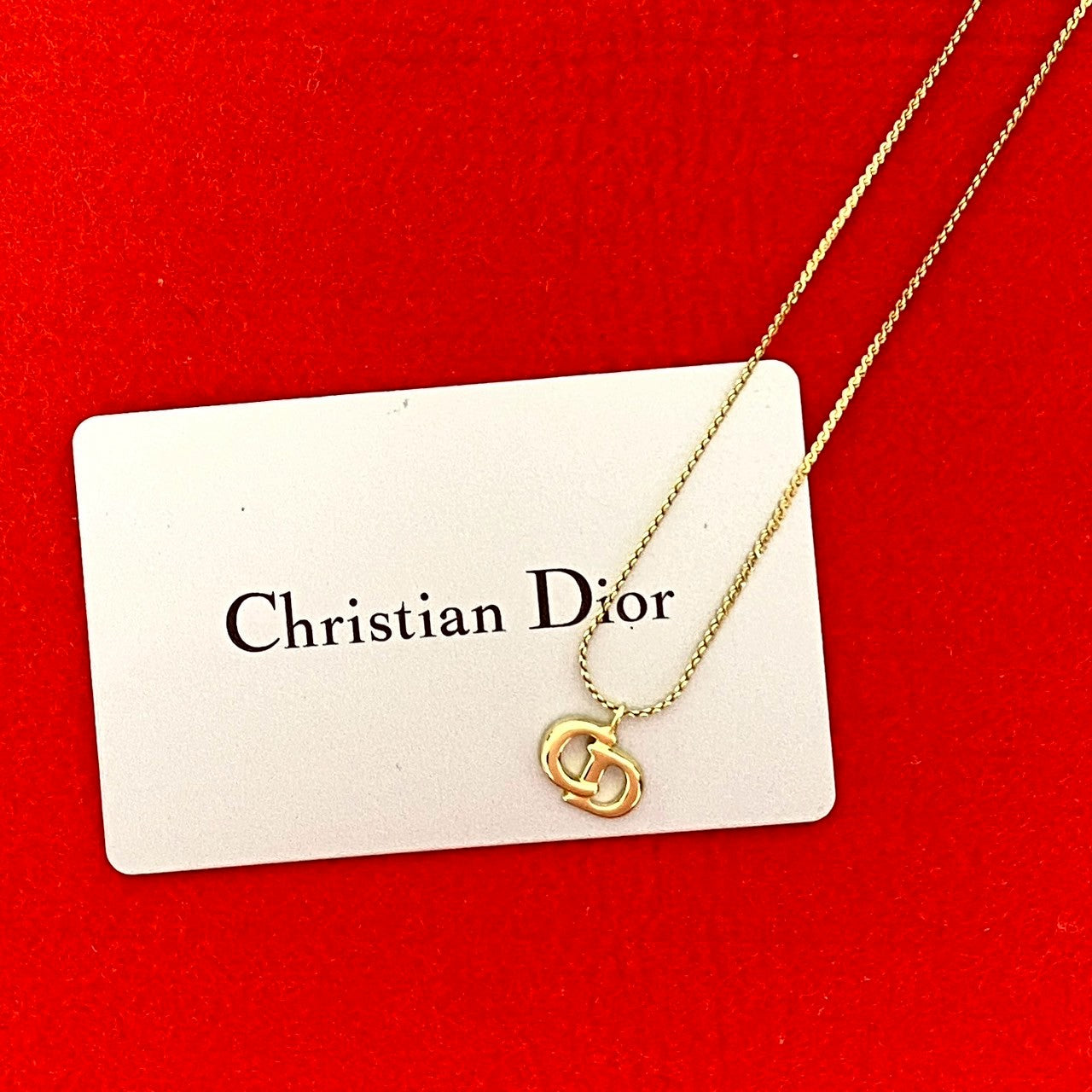 [美品]クリスチャンディオール ネックレス Christian Dior ディオール ネックレス – Trip