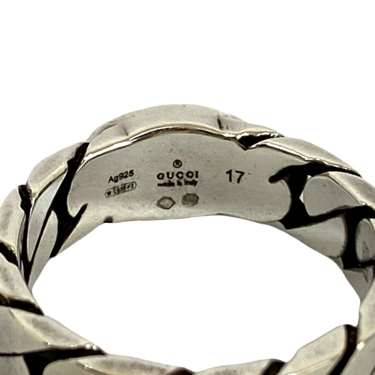 グッチ　インターロッキングG 　リング　17号　925 GUCCI グッチ インターロッキング G リング 指輪 – Trip