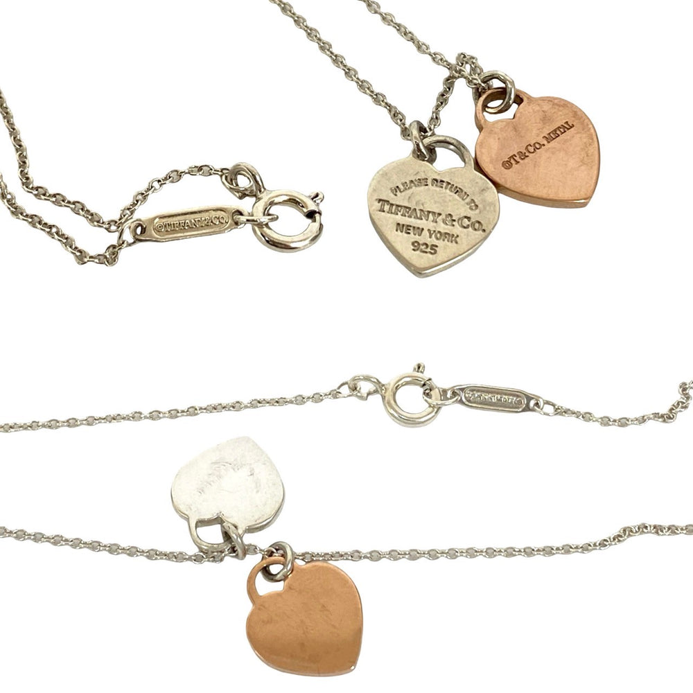 necklace tiffany return toe double heart