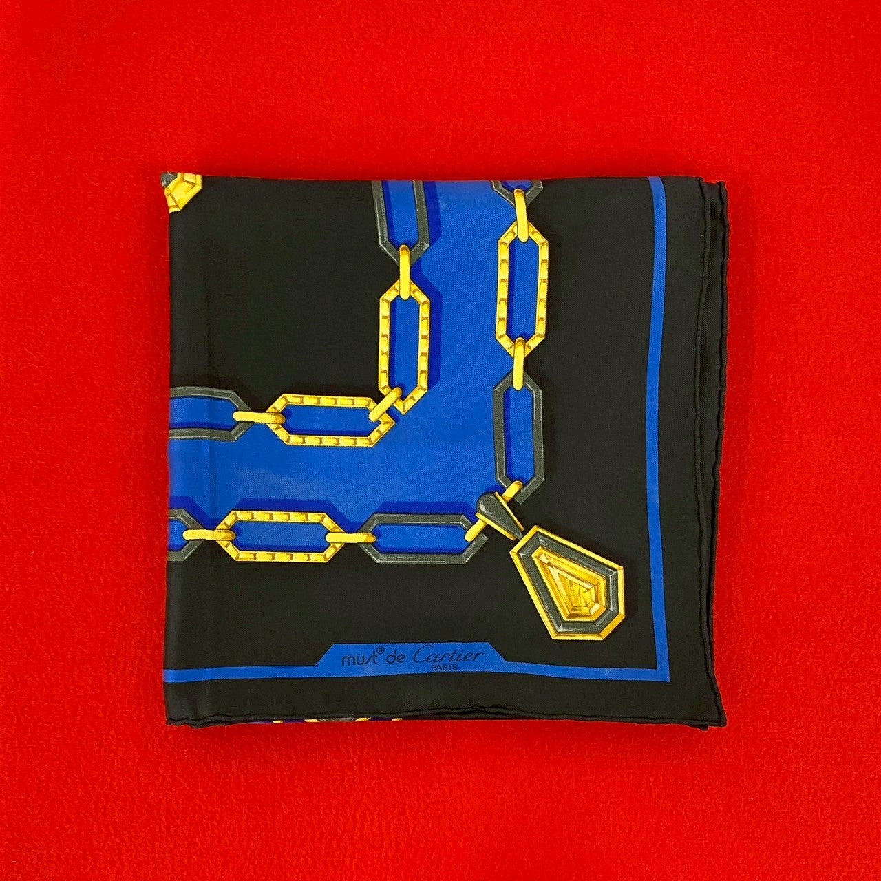 CARTIER カルティエ (Vintage) マストライン スカーフ – Trip